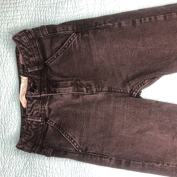 Zara - Black distressed skinny jeans - size 02 - Picture 1 of 6